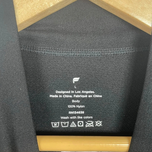 Fabletics Men’s The Training Day Quarter Zip in Black Size L - Picture 7 of 12